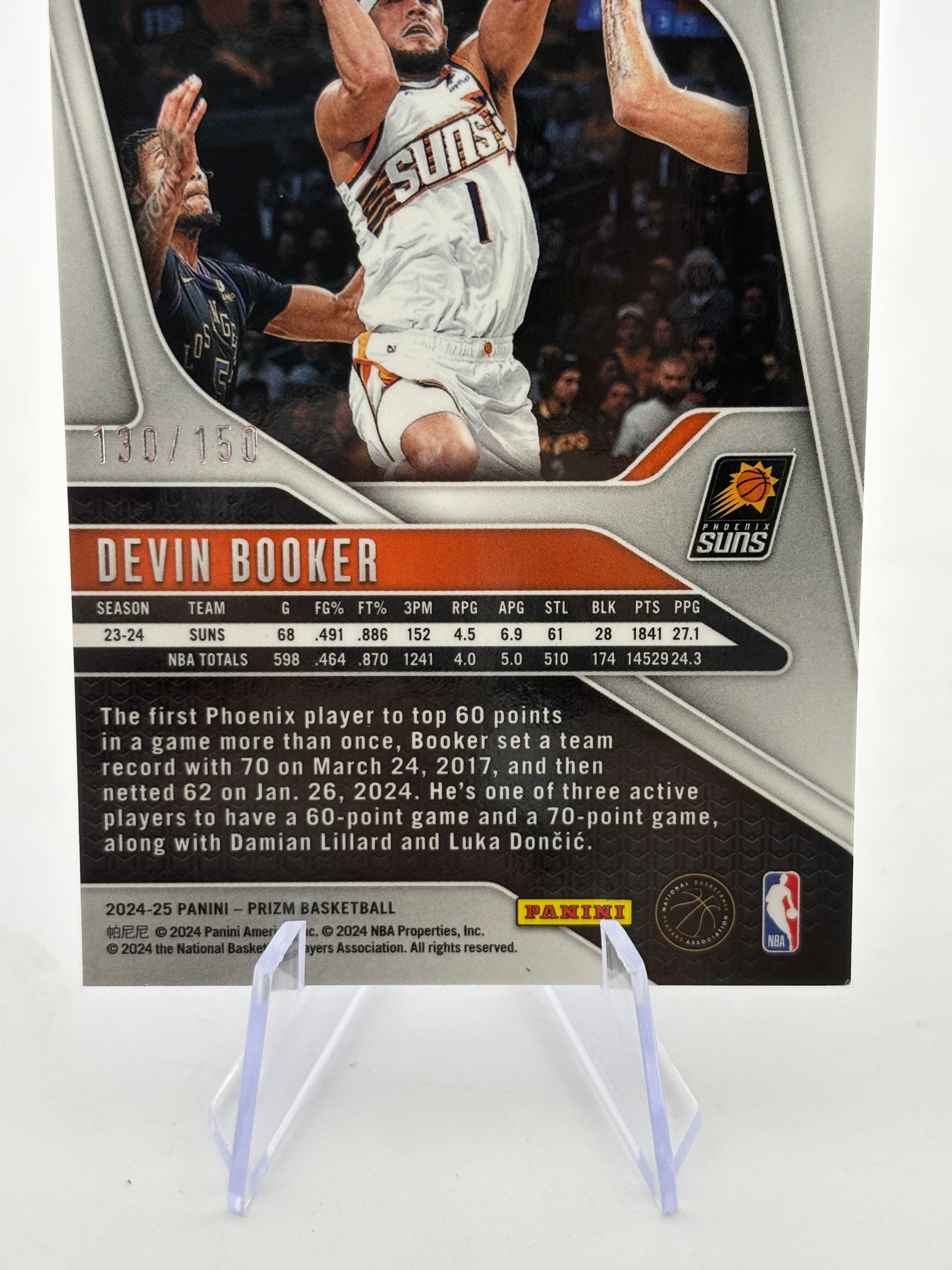 2024-25 Panini Prizm - Devin Booker Blue Fast Break 130/150 #8 FRENLY BRICKS - Open 7 Days